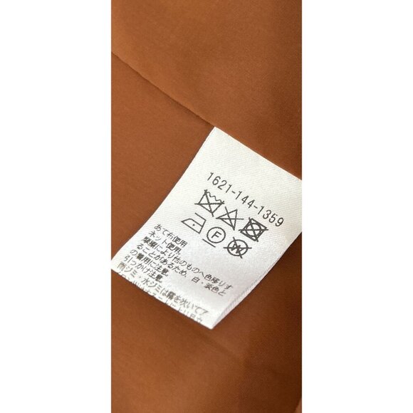 Beauty & Youth United Arrows Rust Orange Sleeveless V-Neck Blouse Womens Top - Picture 8 of 8